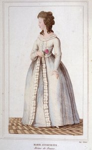 Ritratto di Maria Antonietta (1755-1793) (incisione 1830) da Unknown artist