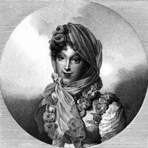 Ritratto di Marie Louise de Habsburg Lorraine Imperatrice dei Francesi. da Unknown artist