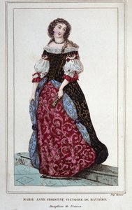 Ritratto di Maria-Anna-Cristina di Baviera. Monaco da Unknown artist