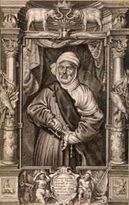 Ritratto di Muley Hazen (re moresco), Re di Tunisi spogliato del suo regno e restaurato dall
