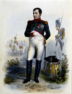 Ritratto di Napoleone I. Incisione del XIX secolo