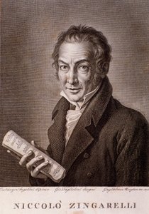 Ritratto di Nicola Antonio Zingarelli (incisione) da Unknown artist
