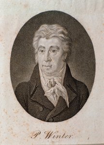 Ritratto di Peter Winter (incisione)