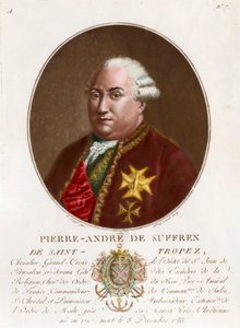 Ritratto di Pierre Andre de Suffren de Saint Tropez da Unknown artist