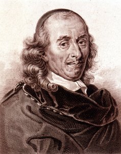 Ritratto di Pierre Corneille (1606 - 1684), poeta drammatico francese.