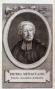 Ritratto di Pietro Metastasio (incisione) da Unknown artist