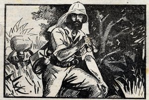 Ritratto di Pietro Paolo Savorgnan di Brazza o Pierre Paul Francois Camille Savorgnan de Brazza (1852-1905), esploratore francese di origine italiana che esplorò la riva destra del fiume Congo, aprendo la strada alla colonizzazione francese in Africa Equat da Unknown artist