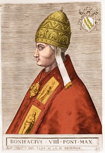 Ritratto di Papa Bonifacio VIII (Benedetto Caetani detto Bonifacio VIII) da Unknown artist