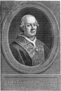 Ritratto di Papa Pio VI (Giovanni Angelo Braschi) (1775-1799)