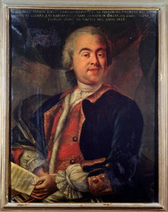Ritratto di Riccardo Broschi, compositore italiano da Unknown artist