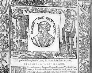Ritratto di Roberto il Pio, Re di Francia dal 996 al 1031