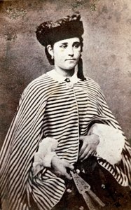 Ritratto di Teresita Garibaldi, figlia del patriota italiano Giuseppe Garibaldi e della sua prima moglie Anita da Unknown artist
