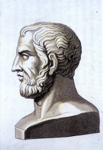 Ritratto di Teofrasto (372 a.C.-287 a.C.), filosofo greco da Unknown artist