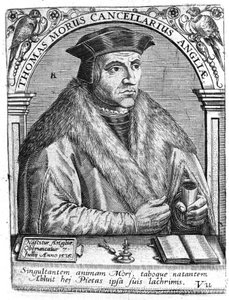 Ritratto di Thomas More (1478 - 1538), politico e umanista inglese. da Unknown artist