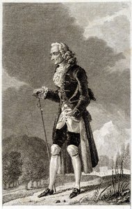 Ritratto di Voltaire (1694 - 1778), scrittore e filosofo francese, anziano. da Unknown artist