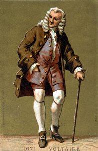 Ritratto di Voltaire a piedi