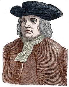 Ritratto di William Penn (1644-1718) Fondatore della Pennsylvania. Riformatore religioso inglese e pubblicista