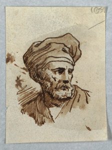 Ritratto di un uomo con cappello da Unknown artist