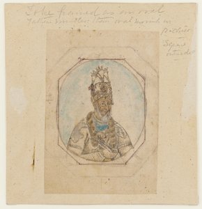 Ritratto di un sovrano Mughal