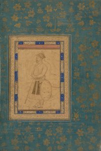 Ritratto di un nobile non identificato della corte di Shah Jahan