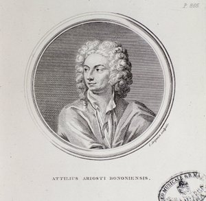 Ritratto del compositore italiano Attilio Ariosti