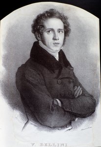 Ritratto del compositore italiano Vincenzo Bellini da Unknown artist