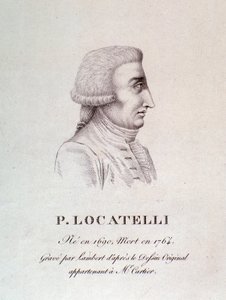 Ritratto del violinista e compositore italiano Pietro Locatelli (1695-1762) da Unknown artist
