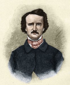 Ritratto dello scrittore americano Edgar Allan Poe (1809 - 1849) da Unknown artist
