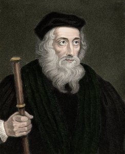 Ritratto del teologo e riformatore inglese John Wyclif