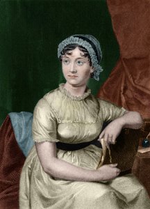 Ritratto della scrittrice inglese Jane Austen (1775-1817). Incisione dal libro "Portrait gallery of eminent men and women of Europe and America" del biografo Evert Augustus Duyckinck (1816-1878). 1893, vol. 1 da Unknown artist
