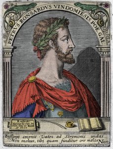 Ritratto del poeta francese Pierre de Ronsard