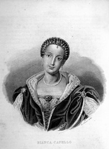 Ritratto della veneziana Bianca Cappello, moglie di Francesco de
