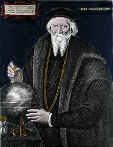 Ritratto del navigatore Sebastiano Caboto, che con suo padre scoprì il Labrador e Terranova (incisione) da Unknown artist