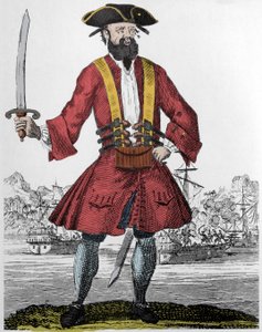 Ritratto del pirata Edward Teach detto Barbanera da Unknown artist