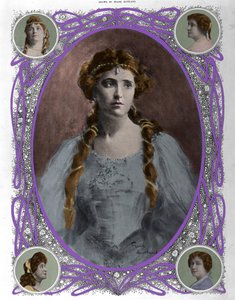 Ritratto della cantante Nellie (Nelly) Melba (1861-1931) da Unknown artist