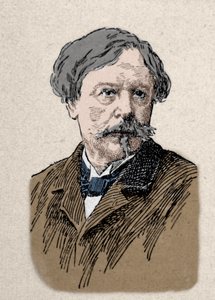 Ritratto dello scrittore Edmond de Goncourt (1822-1896) XIX secolo da Unknown artist