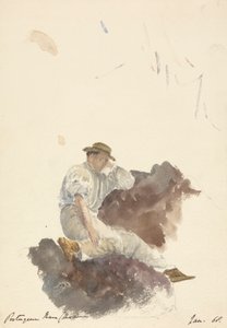Uomo portoghese (Madeira), gennaio 1868 da Unknown artist