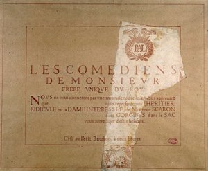 Locandina della compagnia teatrale 