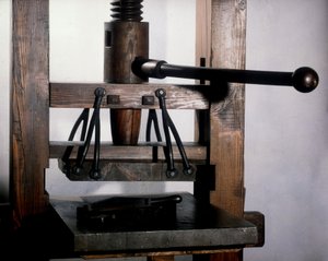 Stampa di Johannes Gensfleisch Gutenberg (1400-1468)