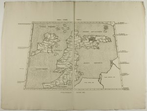 Prima Europa Tabula: Ptolemaeus Romae 1490