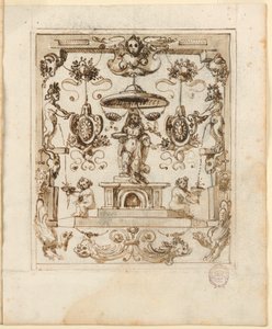 Progetto per la decorazione di un pannello da Unknown artist