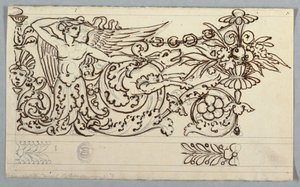 Progetto per la decorazione di un fregio da Unknown artist