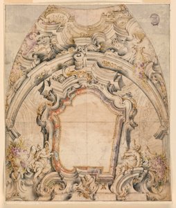 Progetto per la Decorazione Dipinta di una Cupola da Unknown artist
