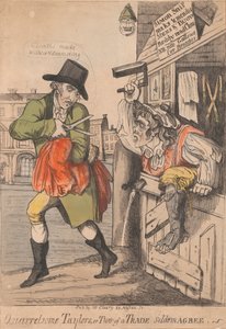 Sarti litigiosi, o due di un mestiere raramente concordano da Unknown artist