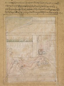 Riconciliazione di Radha e Krishna da Unknown artist