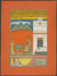 Ragini Gujari, pagina di un set di ragamala di Jaipur