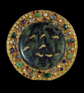 Oggetto religioso: patena serpentina del I secolo a.C. o del Basso Impero Romano da Unknown artist