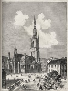 Chiesa di Riddarholmen - La Chiesa di Riddarholm a Stoccolma - 1866