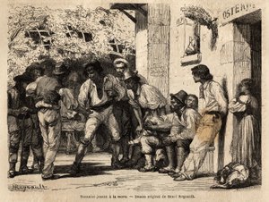 Romani che giocano alla mora
