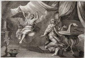 Bibbia di Royaumont, Nuovo Testamento: Annunciazione della Vergine. L